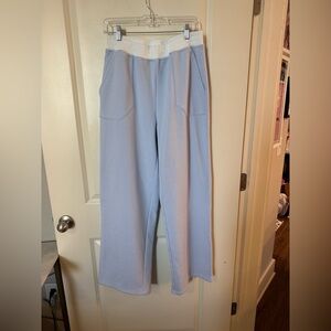 Sun-kissed Coconut Striped Sweatpants